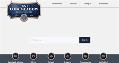 Desktop Screenshot of eastlongmeadowma.gov